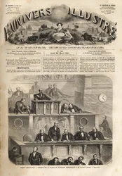 Wetgevend lichaam - zitting van 14 maart 1861 - Pierre Jules Baroche antwoordt aan Jules Favre - het Illustere Universum van 1861