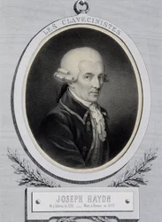 Medailonportret van Musicus Franz Joseph Haydn (1732-1809)
