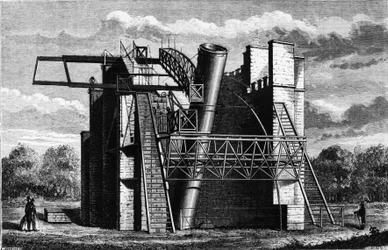 Grote telescoop van Lord Rosse in Parsontown, Ierland