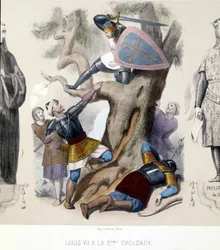 Lodewijk VII de jonge (1120/1180), Capetingen direct tijdens de 2e kruistocht (1147/1149).