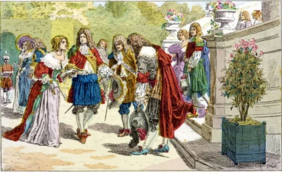 Lodewijk XIV en zijn hof in Versailles