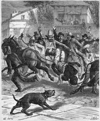 Lynchen van een barbier in Osceola in 1887