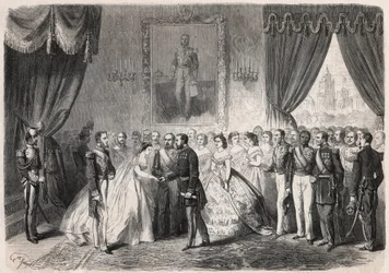 Huwelijk van maarschalk Francois Achille Bazaine