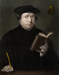 Maarten Luther 1483-1546 - gravure - 19e eeuw