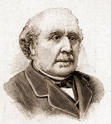 Portret van Albert, Hertog van Broglie (1821-1901), Frans historicus en politicus