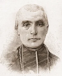 Leden van de Académie Française in 1895: portret van kardinaal Adolphe Perraud (1828-1906), Franse bisschop en historicus.