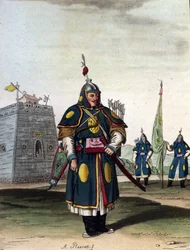 Militaire Chinese manchou - in 