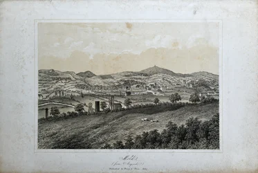 Mold (vanaf Argoed), ca. 1850