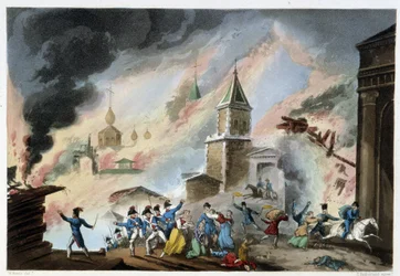 Brand van Moskou, sep. 1812 - in 