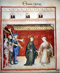 Muzikanten en dansers, -in Tacuinum Sanitatis