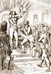 Napoleon deelde de orders van het Legioen van Eer uit in 1804.