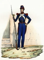 Nationale Garde of Afrikaanse Militie van Algiers, gecreëerd in 1830 door Generaal Clausel van het Franse leger van Afrika, om orde in de stad te handhaven. In 