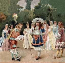 Nicolas Fouquet (1615-1680) ontving Lodewijk XIV bekend als Le Roi-Soleil (Zonnekoning of Lodewijk de Grote).