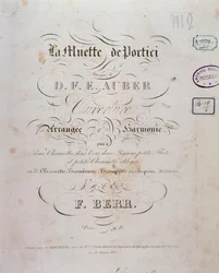 Opening van de opera La muette de Portici door D. F. Auber