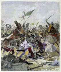 Othon I (912-973) verrast door de rebellen in Rome - in 