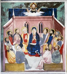 Pinksteren, Leven van Christus (15e eeuw)