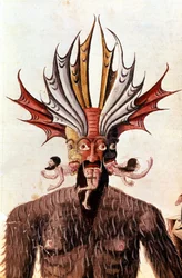 Uitvoering van Lucifer (duivel) in Dante