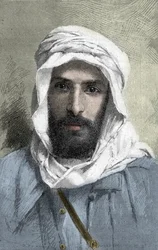 Pierre Paul François Camille Savorgnan de Brazza (1852-1905) Franse ontdekkingsreiziger in Afrika - Portret van Pietro Paolo Savorgnan di Brazza of Pierre Paul François Camille Savorgnan de Brazza in het Frans (1852-1905) Gouverneur-generaal van Frans Cong
