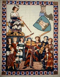 Poëzie van Troubadours door Meester Heinrich Frauenlob