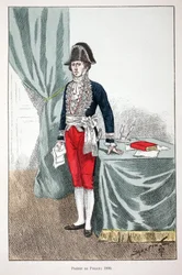 Politie Prefect (1800). Kleurgravure, ter illustratie van 