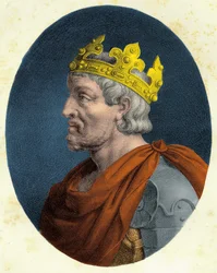 Portret van Pepijn de Korte (ca. 714-768)