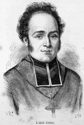 Portret van Abbé Ferdinand François Chatel (1795-1857), oprichter van de Franse Kerk ten tijde van de Julirevolutie