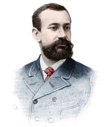Portret van Albert I Grimaldi (Albert Honore Charles) (1848-1922), prins van Monaco (1889-1922) in 