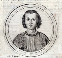 Portret van Amadeus VII van Savoye, bekend als De Rode Graaf