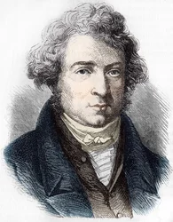 Portret van André Marie Ampère (1775 - 1836) Franse natuurkundige