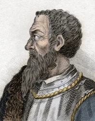 Portret van Andrea Doria (1466-1560), Italiaanse admiraal