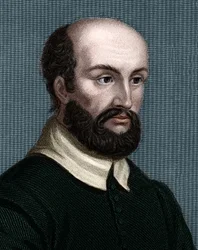 Portret van Andrea Palladio (1508-1580), Italiaanse architect.