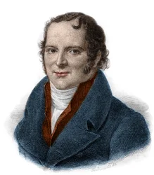 Portret van Antoine Francois, Graaf van Fourcroy (1755 - 1809) Chemicus, natuuronderzoeker, arts, gravure uit de 19e eeuw