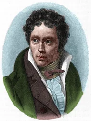 Portret van Arthur Schopenhauer, Duitse filosoof