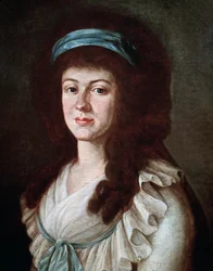 Portret van barones Maria Anna von Westerholt