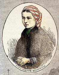 Portret van Bernadette Soubirous (1844-1879)