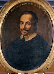 Portret van Bonifazio Graziani (1604/1605-1664), Italiaanse componist.