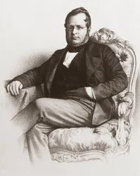 Portret van Camillo Benso, Graaf van Cavour (1810-1861)