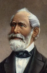 Portret van Carl Zeiss, Duitse wetenschapper