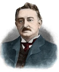 Portret van Cecil John Rhodes (1853-1902), Britse zakenman en koloniaal bestuurder