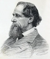 Portret van Charles Dickens