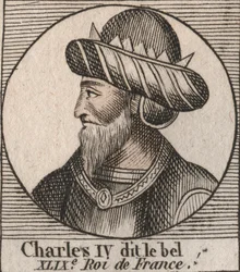 Portret van Karel IV de Schone