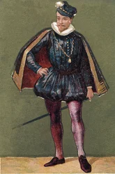 Portret van Karel IX (1550-1574), koning van Frankrijk