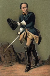 Portret van Karel XII (1682 - 1718), koning van Zweden