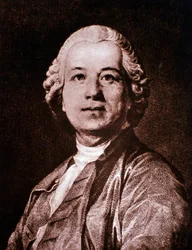 Portret van Christoph Gluck (gravure)