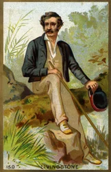 Portret van David Livingstone (1813-1873), Britse missionaris en ontdekkingsreiziger