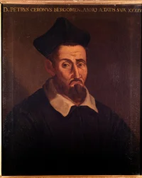 Portret van Domenico Pietro Ceron, Italiaanse muziektheoreticus, zanger en priester