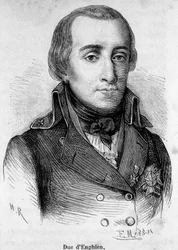 Portret van Hertog Louis Antoine Henri de Bourbon, Hertog van Enghien (1772-1804), Franse prins, hij werd op 21 maart 1804 door Bonaparte geëxecuteerd