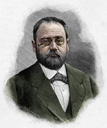 Portret van Emile Zola (1840-1902)