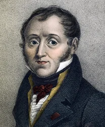 Portret van Emmanuel de Las Cases (1766-1842) Franse historicus - gravure uit de 19e eeuw