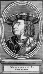 Portret van Keizer Maximiliaan I (1459 - 1519), n.d.